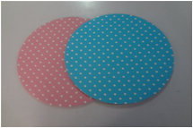 foil paper wrapped wooden cake board