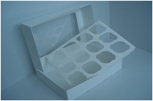 white cupcake box 12