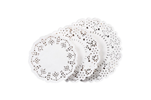 8.5inches White Round Doilies Paper
