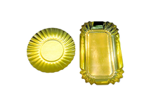 Gold Paper Plate